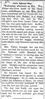 Lester Fisher auto accident