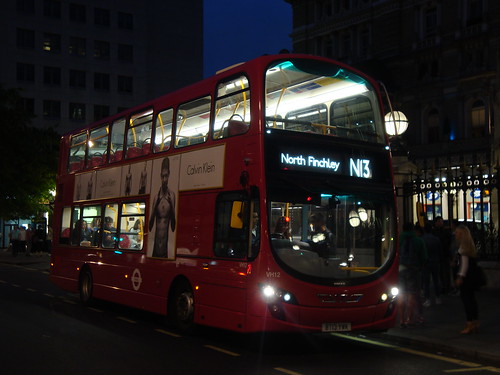 London United VH12 on Route N13, Charing Cross Station