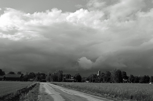 blackandwhite bw storm june clouds sweden dalarna 2014 grytnäs