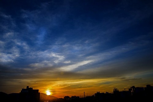 sunset sky cloud sunshine clouds iran shiraz rezasobhani