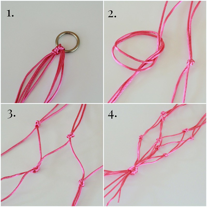 how to make a diy plant hanger via Kristina J blog