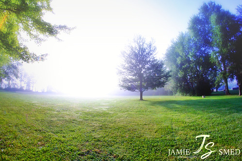 app grass beautiful fog jamiesmed handyphoto field blue 2014 iphoneedit rokinon snapseed sky sunrise sun rural lens trees tree prime fixed skies manual focus light geotagged geotag wide angle landscape summer september fisheye ohio midwest canon eos dslr 500d t1i rebel photography clintoncounty smalltown usa country facebook park