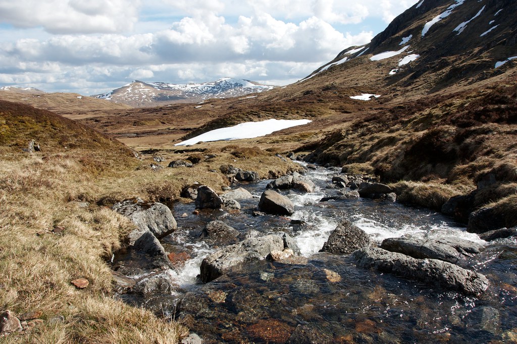 Tumbling stream east of Beinn Heasgarnich