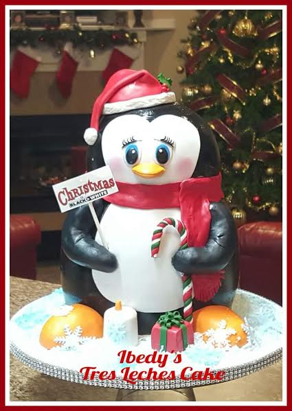 Penguin Cake by Ibette Hernandez of Ibedy's Tres Leches Cakes