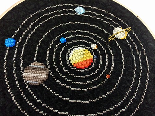 Solar System Cross Stitch