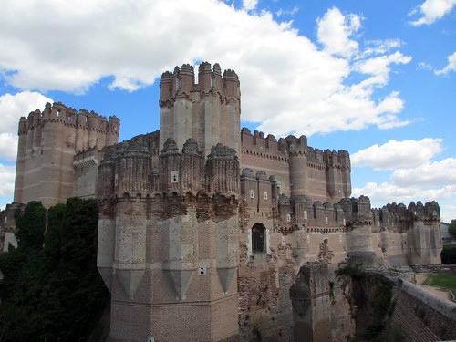 españa castle architecture spain historic coca castile castillayleón june2014