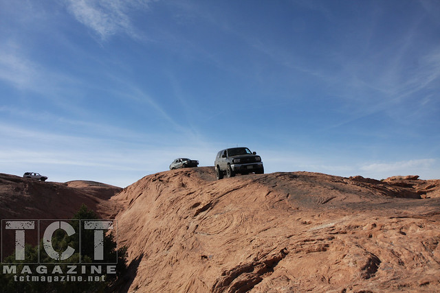 4Runners in Moab | The crew navigates well-traveled trails of Hell’s Revenge.
