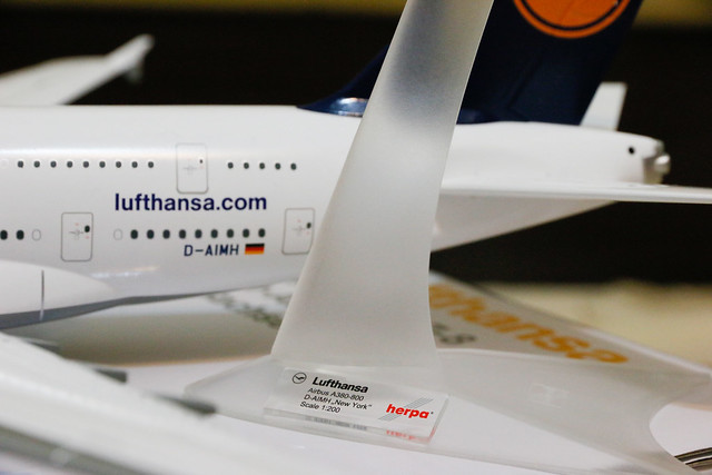Lufthansa D-AIMH New York A380 模型 1:200