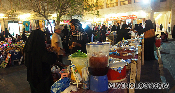 Street food vendors 