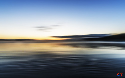 lake abstract sunrise landscapes wave