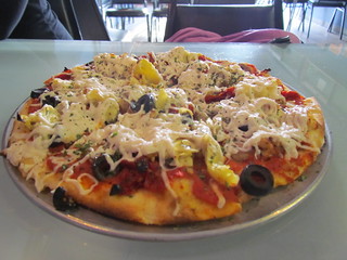 Veggie Pizza with Mushroom at Pizza Pi
