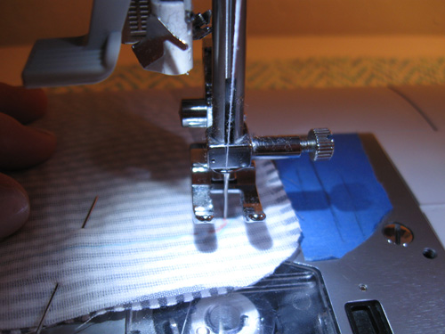 pocket flap sewing