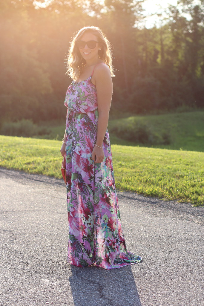 Floral Maxi | Golden Hour | Outfit | #LivingAfterMidnite