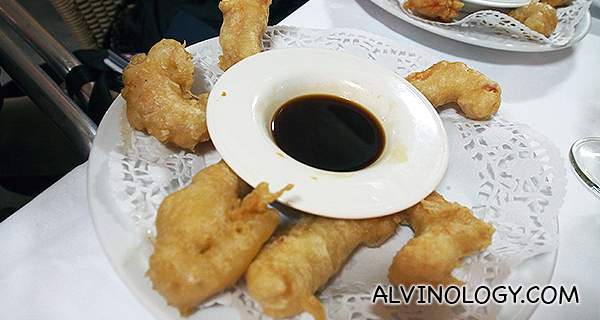 Shrimp in tempura batter 
