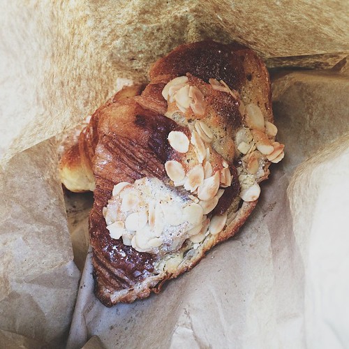 letting this almond croissant wash over my hungover self, hoping your saturdays are as laidback as mine.