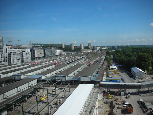 The view from Stuttgart Hauptbahnhof