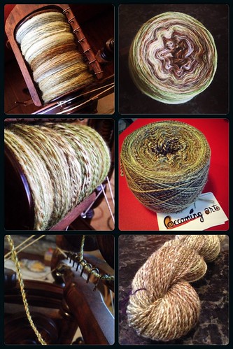 Day two...cable ply! #tdf #spin365 #cableply