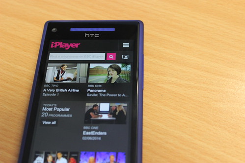iPlayer on Windows Phone