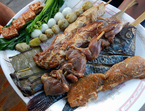 BBQ options at the Manyadanarbone-2 in Mandalay