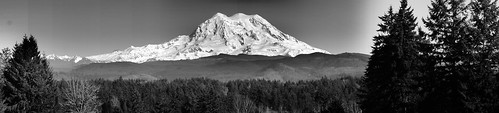 bw panorama mountain volcano washington state sony scenic rainier vista a37