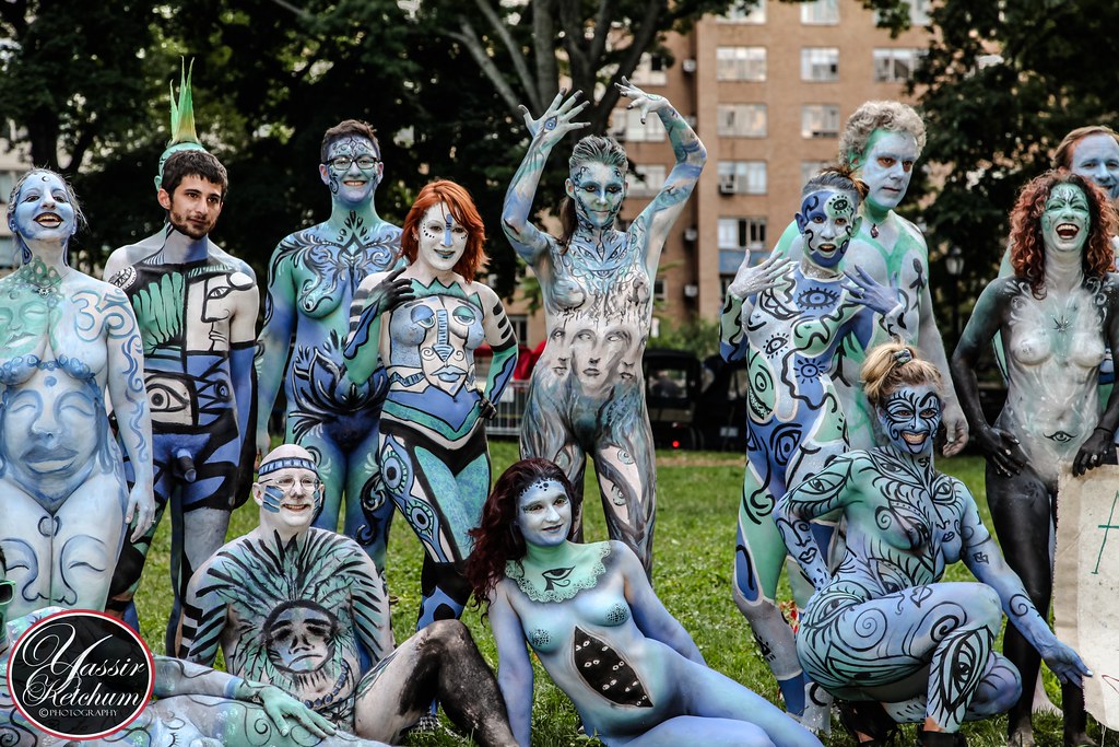 New York Body Paint Day 2014 | 30 artists painting 40 