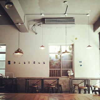 Another view of the cute cafe, nom nom. #taipei #taiwan #cafe