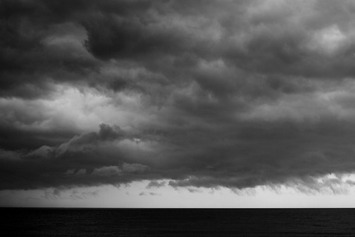 sunset summer blackandwhite bw storm beach rain clouds dark evening virginia moving low virginiabeach thunder sandbridge canonef35mmf20 canonrebelxti