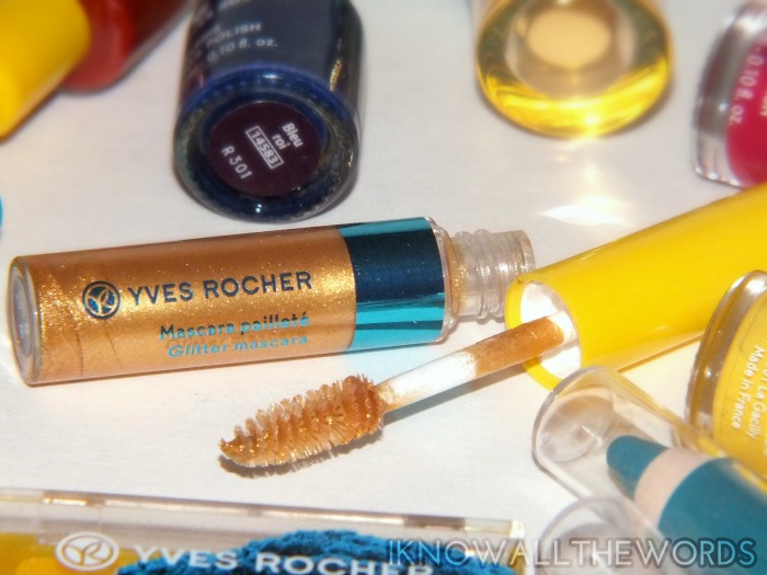 yves rocher 2014 summer collection glitter mascara- gold  (1)