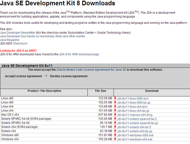 Java SE Development Kit 8 - Downloads.clipular