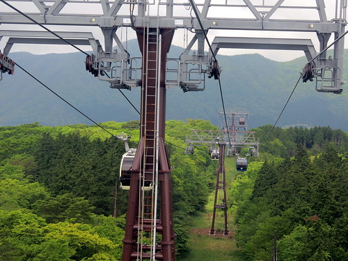 Taking the ropeway