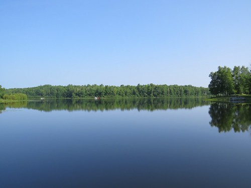 lake reflection wisconsin mirror scenic longlake langladecounty