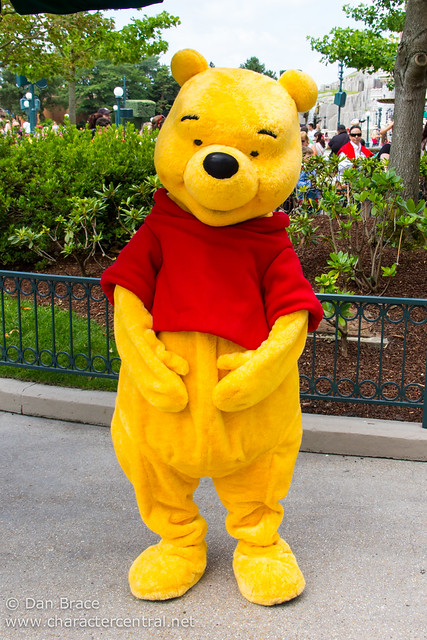 Meeting Winnie the Pooh