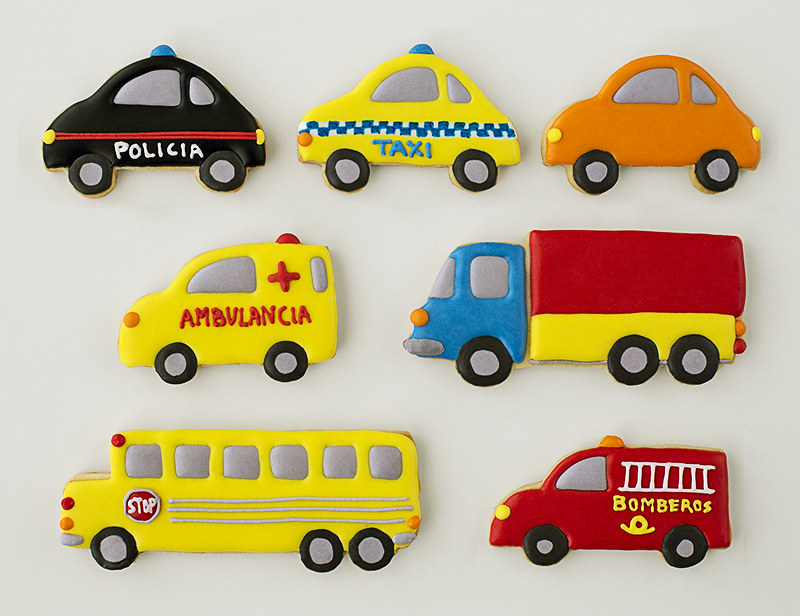 Galletas decoradas coches