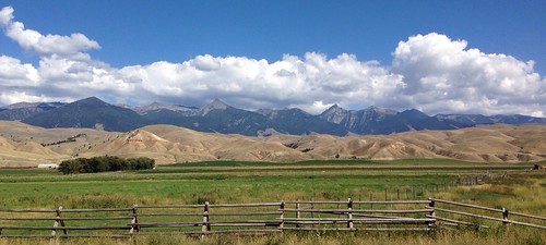 blue sky mountains green apple rock clouds fence landscape landscapes scenery day peaceful idaho daytime geology tranquil cellphonephoto nationalscenicbyway iphone5 waltphotos lordwalt
