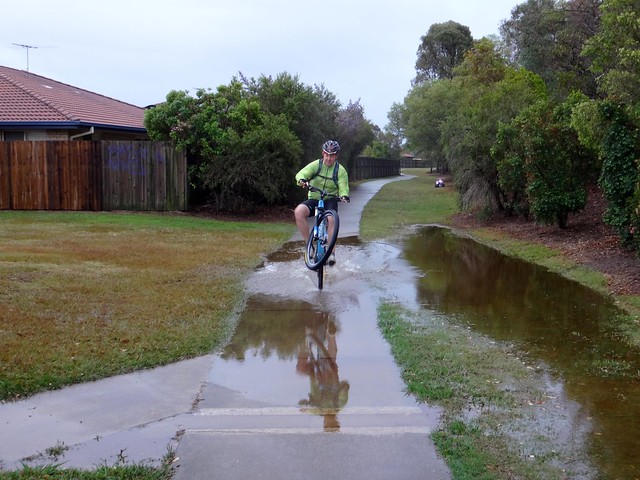 Flooded Bike Path