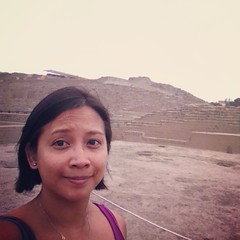 #kvpperu I found some ruins. Tour of Huaca Pucllana in Lima. Ceremonial site goes back to AD 400