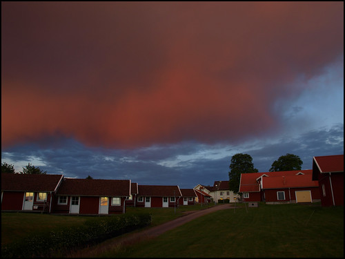 houses sunset red rain june clouds hotel europe colours sweden day175 geo:country=sweden olympuse510 kostolany244 3652014 365the2014edition colours2014 2462014