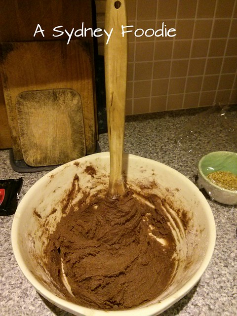 Chocolate biscuit mixture