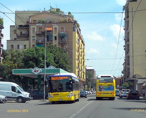 autobus Citelis n°190 e n°189 nel quartiere San Lazzaro - linea 9