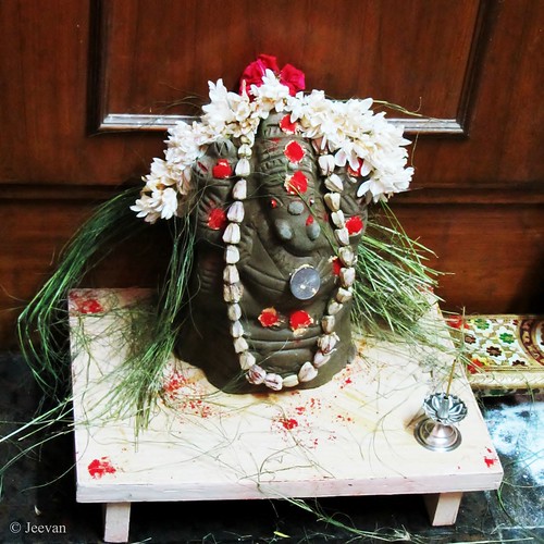 Ganesha (clay) Idol @ Home