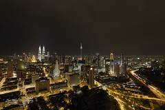 Kuala Lumpur Night Cityscape