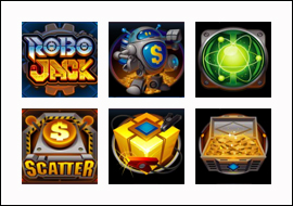 free RoboJack slot game symbols