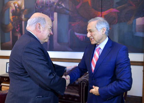 Secretario General de la OEA recibió al Canciller de Chile