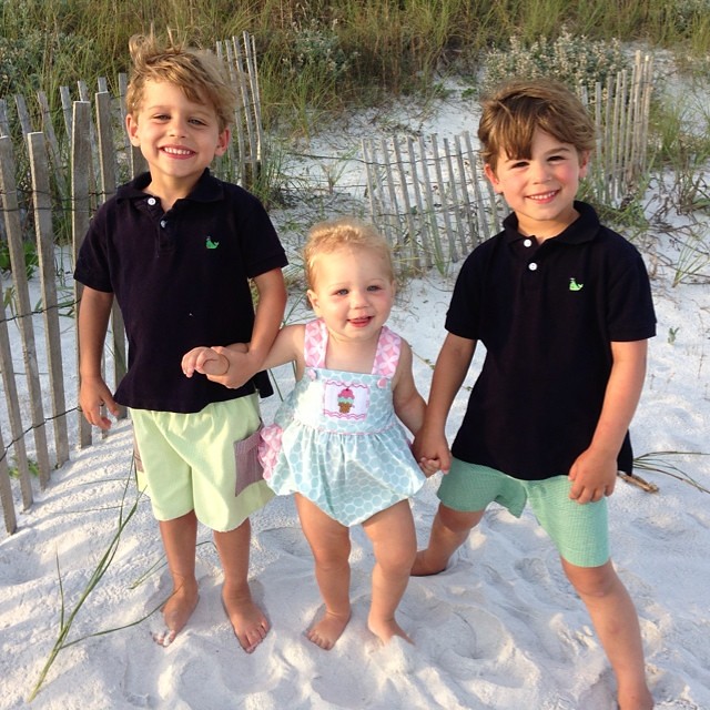 Thankful for these three!  Great week at the beach.