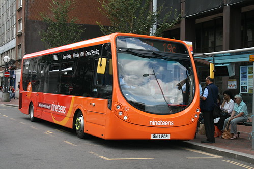 Reading Buses 167 on Route 19c, Reading Station