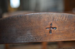 A chair in Chateubriant Cathedral