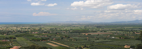 italien sea sky italy panorama meer mediterranean view himmel tuscany aussicht stitched toskana hugin mittelmeer