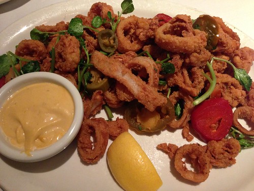 Old Ebbit Grill, fried calamares