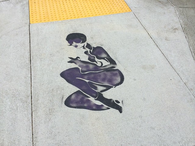 Sidewalk stencil