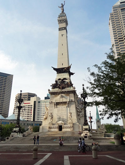 monument circle - indy cultural trail map